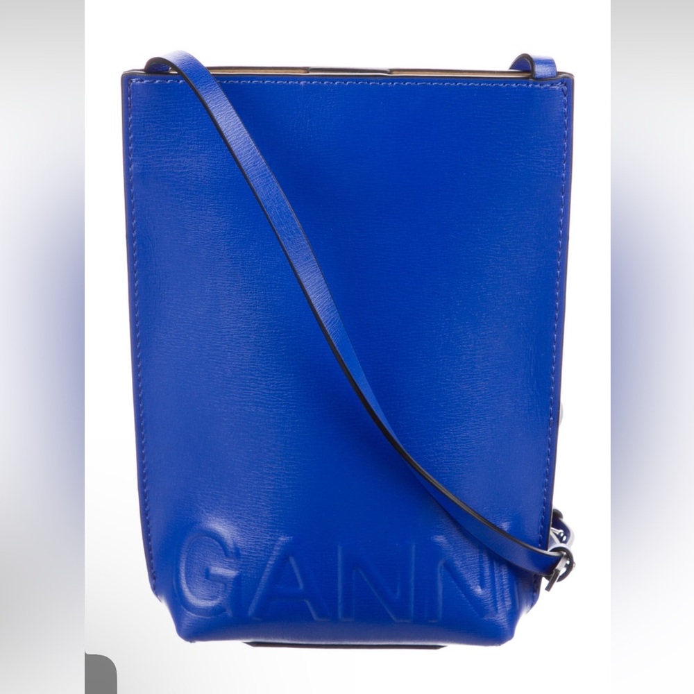 Ganni blue crossbody